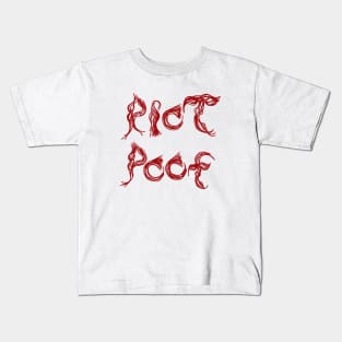 RIOT POOF Kids T-Shirt